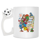 Кружка с футбольным мячиком
