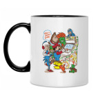 Кружка двухцветная