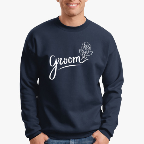 Свитшот с принтом Свадебная тематика. Wedding