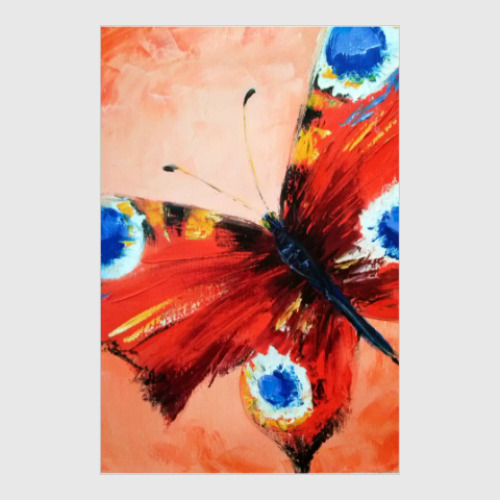 Постер с принтом Бабочка