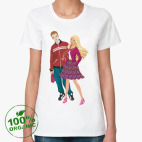 Женская футболка органик