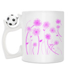 Кружка с футбольным мячиком