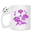 Кружка с футбольным мячиком