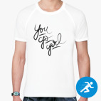 Мужская спортивная футболка