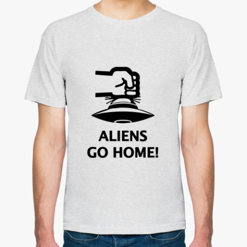 Футболка  Aliens Go Home!