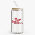 Банка с бамбуковой крышкой