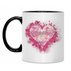 Кружка двухцветная