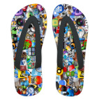 Шлёпанцы Компьютерные логотипы