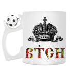 Кружка с футбольным мячиком