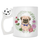 Кружка с футбольным мячиком