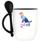 Кружка с ложкой