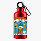 Металлическая бутылка 400 мл UV-DTF