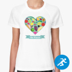 Женская спортивная футболка