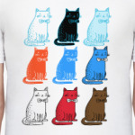 Разноцветные коты