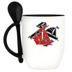 Кружка с ложкой