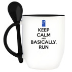 Кружка с ложкой