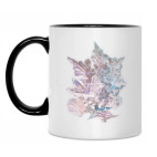 Кружка двухцветная