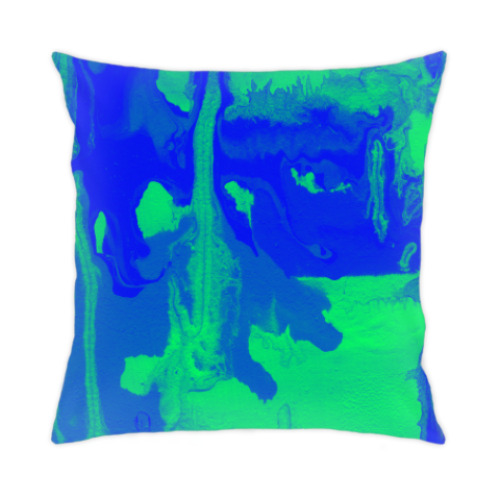 Подушка с принтом Яркая пастель