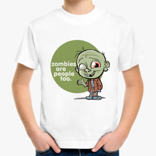 Детская футболка Зомби