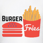 Бургер и фри
