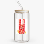 Банка с бамбуковой крышкой