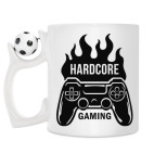 Кружка с футбольным мячиком