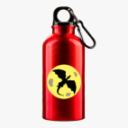 Металлическая бутылка 400 мл UV-DTF