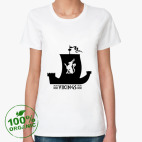 Женская футболка органик