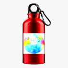 Металлическая бутылка 400 мл UV-DTF