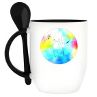 Кружка с ложкой