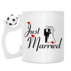 Кружка с футбольным мячиком