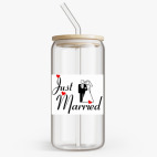 Банка с бамбуковой крышкой