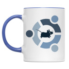 Двухцветная кружка Xubuntu