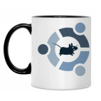 Кружка двухцветная