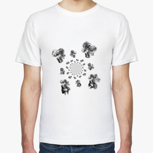 Футболка с принтом  Smoke