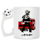 Кружка с футбольным мячиком