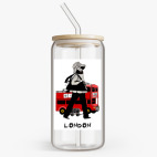 Банка с бамбуковой крышкой