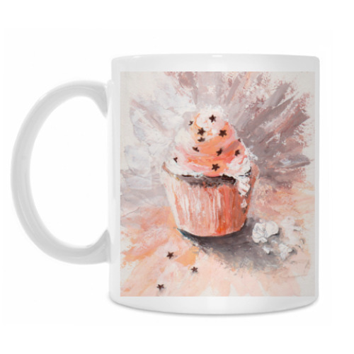 Кружка с принтом 'Кекс'