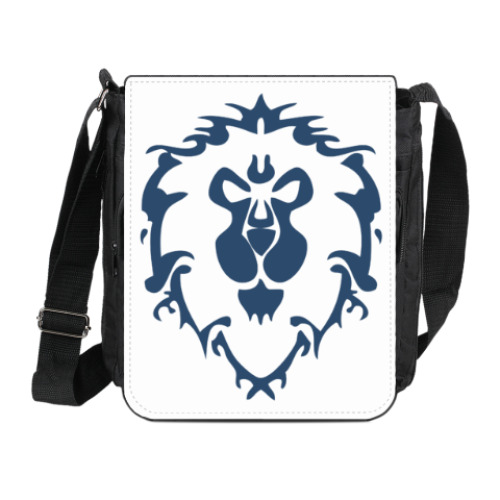 Сумка на плечо (мини-планшет) с принтом Alliance