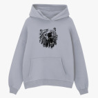 Толстовка худи оверсайз