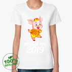 Женская футболка органик