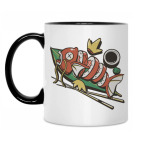 Кружка двухцветная