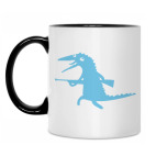 Кружка двухцветная