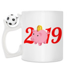 Кружка с футбольным мячиком