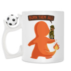 Кружка с футбольным мячиком