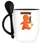 Кружка с ложкой