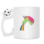 Кружка с футбольным мячиком