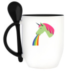 Кружка с ложкой