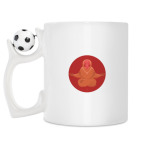 Кружка с футбольным мячиком