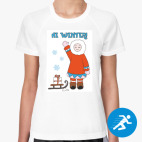 Женская спортивная футболка